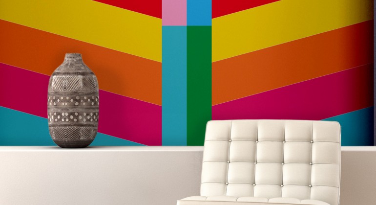 El Efecto POP está de moda… ¿Te atreves con esta decoración multicolor con Pinturas Agatha Ruiz de la Prada?…